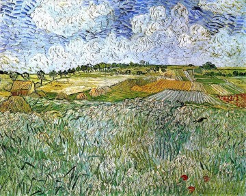  Auvers Works - The Plain at Auvers Vincent van Gogh